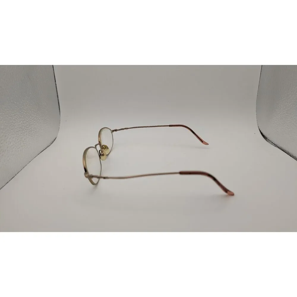 Saks Fifth Avenue Gold Wire Eyeglass Frames